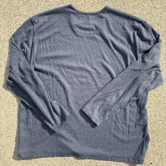 Orvis Mens XL Long Sleeve Crew Neck T Shirt Casual Top - Picture 4 of 4